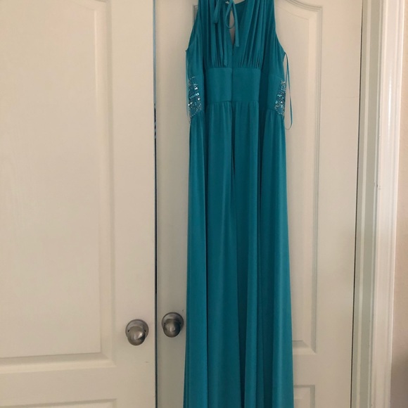 Evening/Prom Blue Gown - Picture 4 of 5
